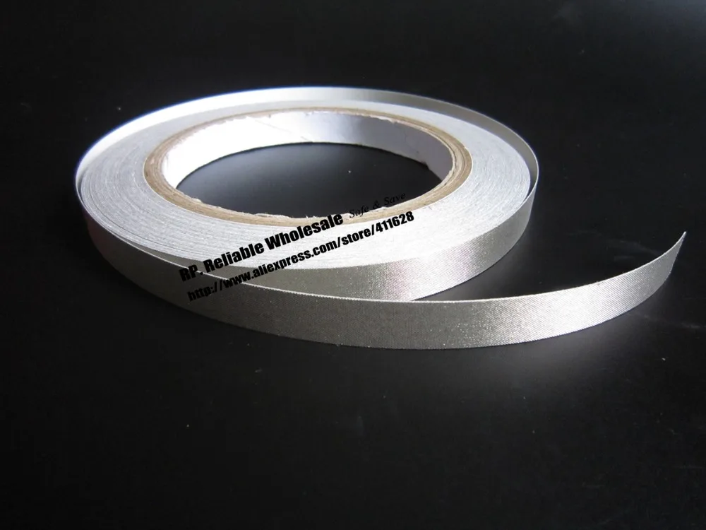 1x 15mm* 20 meters Silver Adhesive Conductive Cloth Tape for PC Phone Components Electromagnetic Masking *FREE SHIPPING*