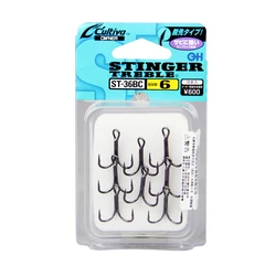 OWNER Treble Hooks ST-36 Barbed Fishing Hook 4# 6# 8# Super Sharp Solid Three Anchor Hooks Fishhook Pesca Fishing Tackle