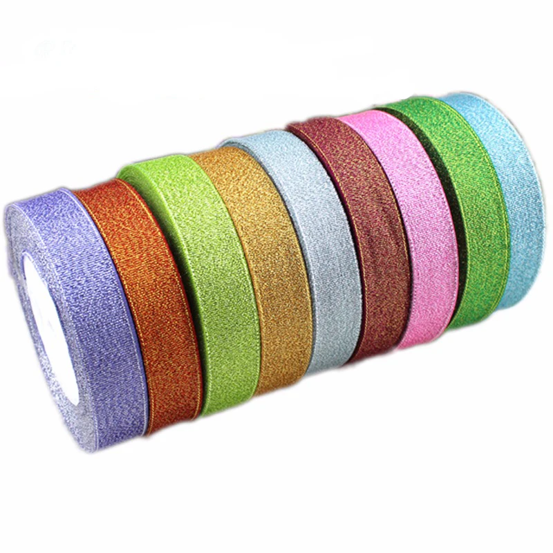 (25 yards/lot) (20/25/40mm) colorful ribbon Christmas packaging high-grade quality squares ribbons