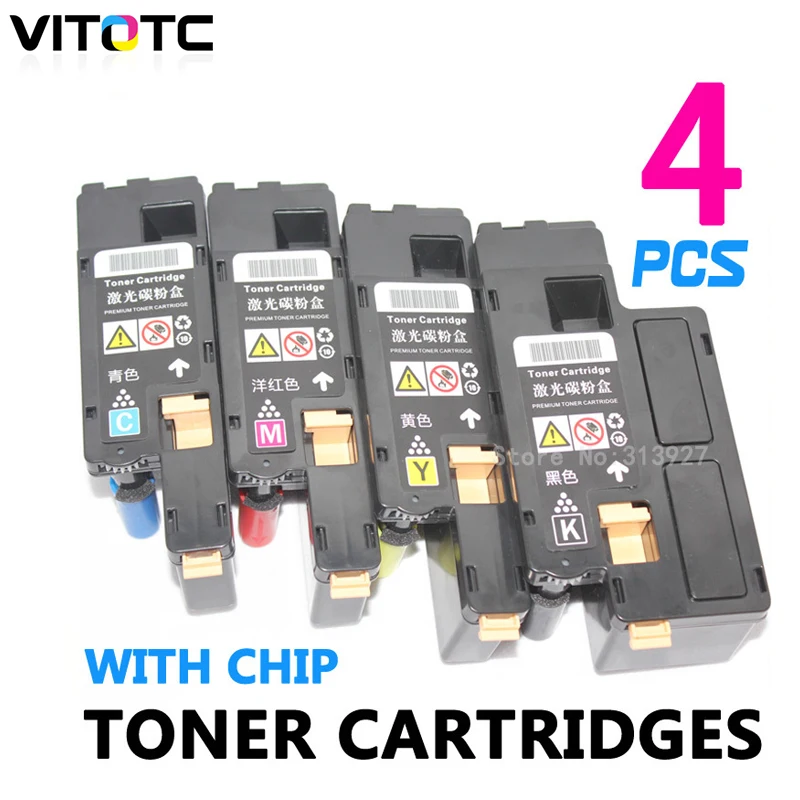 Toner Cartridge For Xerox Phaser 6000 6010 WorkCentre 6015 MFP Laser Printer Compatible 106R01627 106R01628 106R01629 106R01630