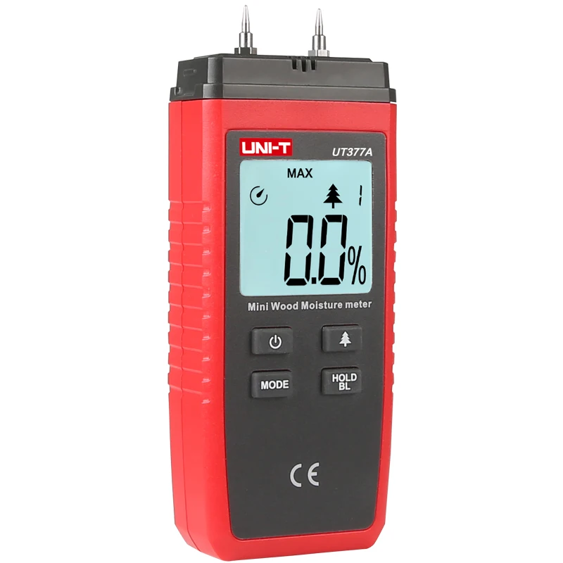 UNI-T UT377A مقياس رطوبة الخشب/ 4 أنواع من فئات الخشب (28 نوعًا شجرةًا مرجعًا)
