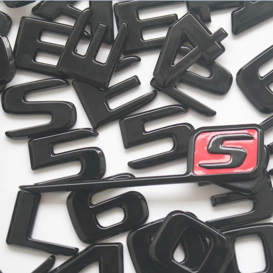 Gloss Black For Mercedes Benz C215 C216 Coupe CL55 CL63 CL65 AMG CL400 CL500 CL600 4MATIC Trunk Rear Star Emblems Badges