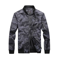 High Quality Lightweight  NAVY Print Military Patch White Green Black Nylon Baseball Bomber Jacket Men Bomber Coats