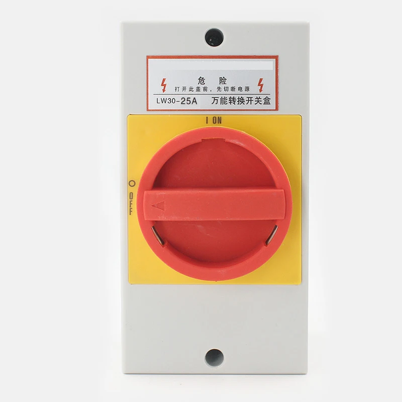 

LW30-25A LW30-32A Load Isolation Switch Box Waterproof Seal LW30 Universal Changeover Switch Main Control Power Supply Cut Off