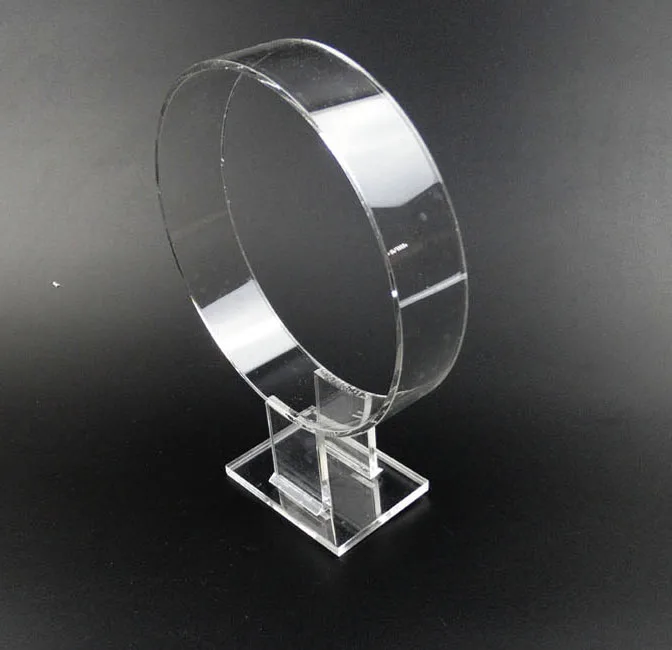 

Acrylic round headband hairpin stand holder plexiglass jewelry display props