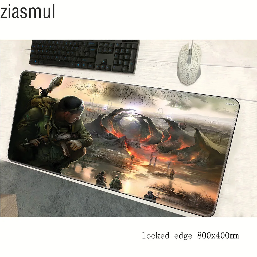 stalker mouse pad 800x400x2mm mats Indie Pop Computer mouse mat gaming accessories Professional mousepad keyboard games pc gamer