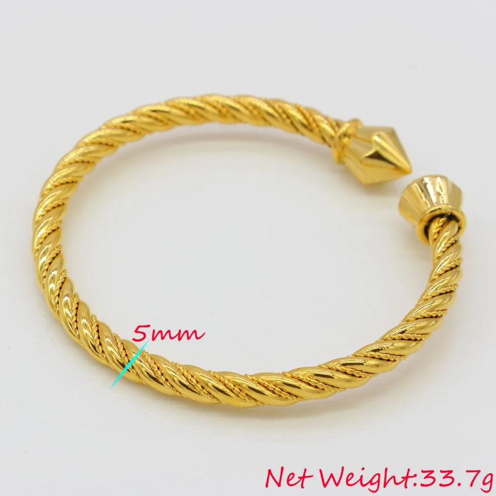 Adixyn Dubai Bracelet & bangles For Women Gold Color Jewelry Ethiopian/African Party Gifts Accessories