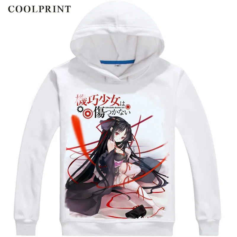 Unbreakable Machine-Doll Hoodies Men Hip Hop Hoodie Kiko Shojo wa Kizutsukanai Yaya Cosplay Motivs Cool Anime Cosplay Sweatshirt