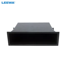 LEEWA One Din Car Radio CD Refitting Pocket For Nissan Cars Stereo Dash Installation Mounting Trim Fascia Kit Drawer #CA1570