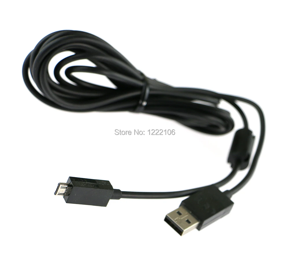 ChengChengDianWan wholesale 2.75m Power Charging Charger Charge Cable USB Cord Lead for Xbox One xboxone 50pcs/lot