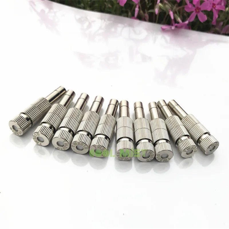 

S159 Included Filter Misting Quick-connecting Nozzle 0.15-0.6mm Fogging Spray Sprinkler Cooling Sprayer for Garden Cooling 20pcs