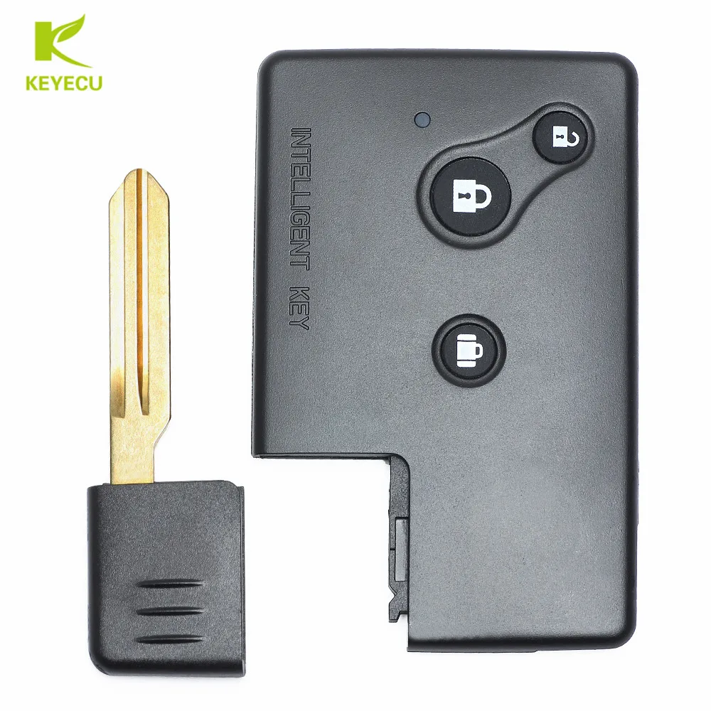 KEYECU Smart Remote Key Case 3 Buttons  Fob for Nissan Teana (Old Model) with Small key