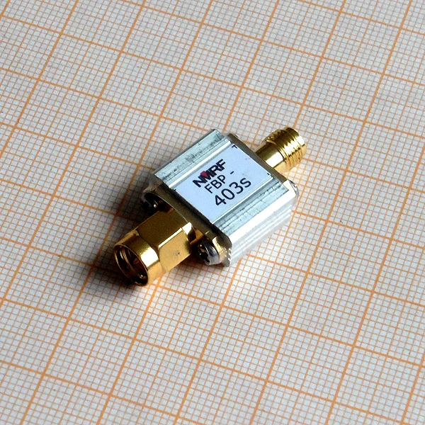 

FBP-403s 403MHz SAW bandpass filter, bandwidth 4MHz