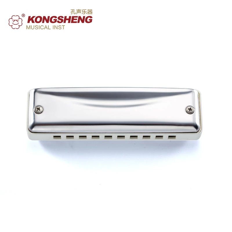 KONGSHENG harmonica 10 holes Diatonic mouth organ Key of C/D/E/F/G/A/Bb Musical Profession Instrument Blues harp for Beginner