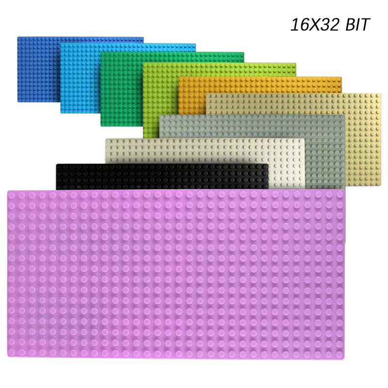 32*32 pontos Blocos clássicos Baseplate City Road Street Base Placas DIY Basketball Board Building Blocks Construção Building Toys