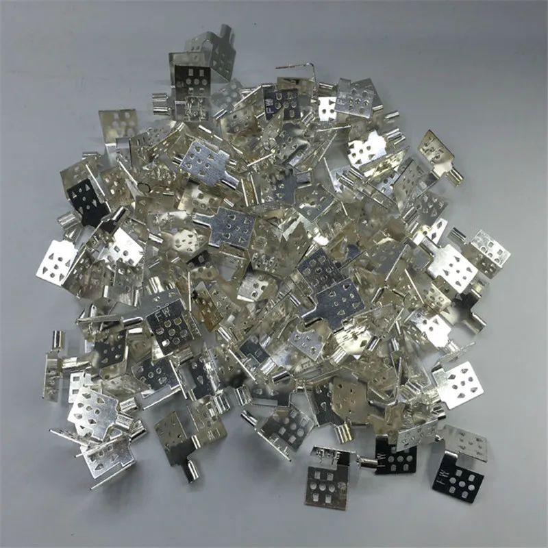 Silver plated Cooper Clips X 50 pieces/lot used for far infrared heating film, Clamps for connect cable and heating film