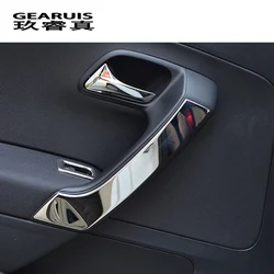 Car styling for VW Volkswagen POLO 2011-2017 Car door armrest handle decorative Trim cover sticker Interior auto accessories