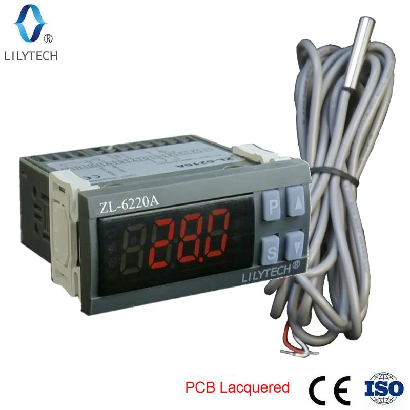 

ZL-6220A, Digital, Temperature Controller, Thermostat, Economical Cold Storage Controller, Lilytech