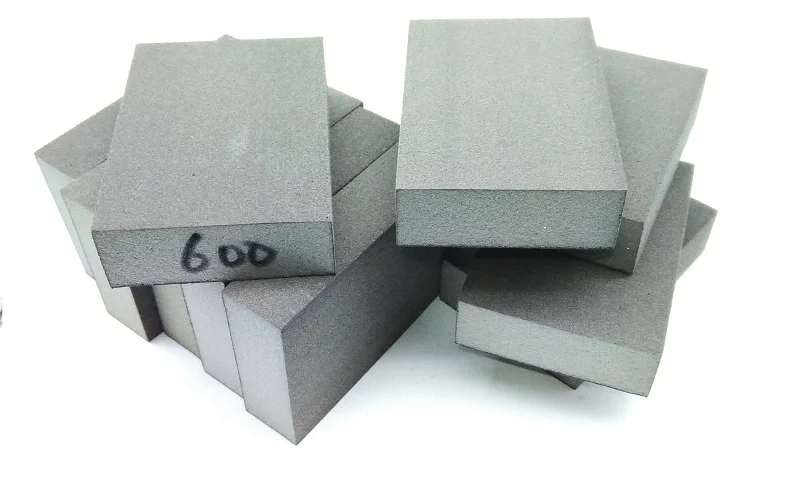 New 10pcs Abrasive Foam Pad Polishing Sanding Sponge Block P80-P1000 for Wood Furniture Wall Corner Grinding Hand Tool