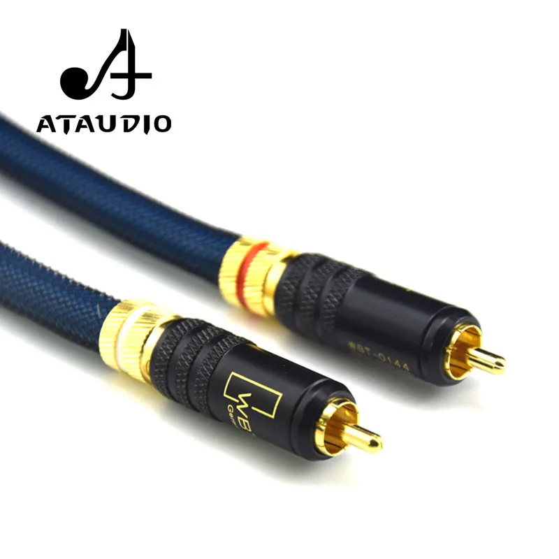 ATAUDIO Hifi XLR Female to RCA Male Cable  G5 Silver-Plated 2 RCA to 2 XLR Cable