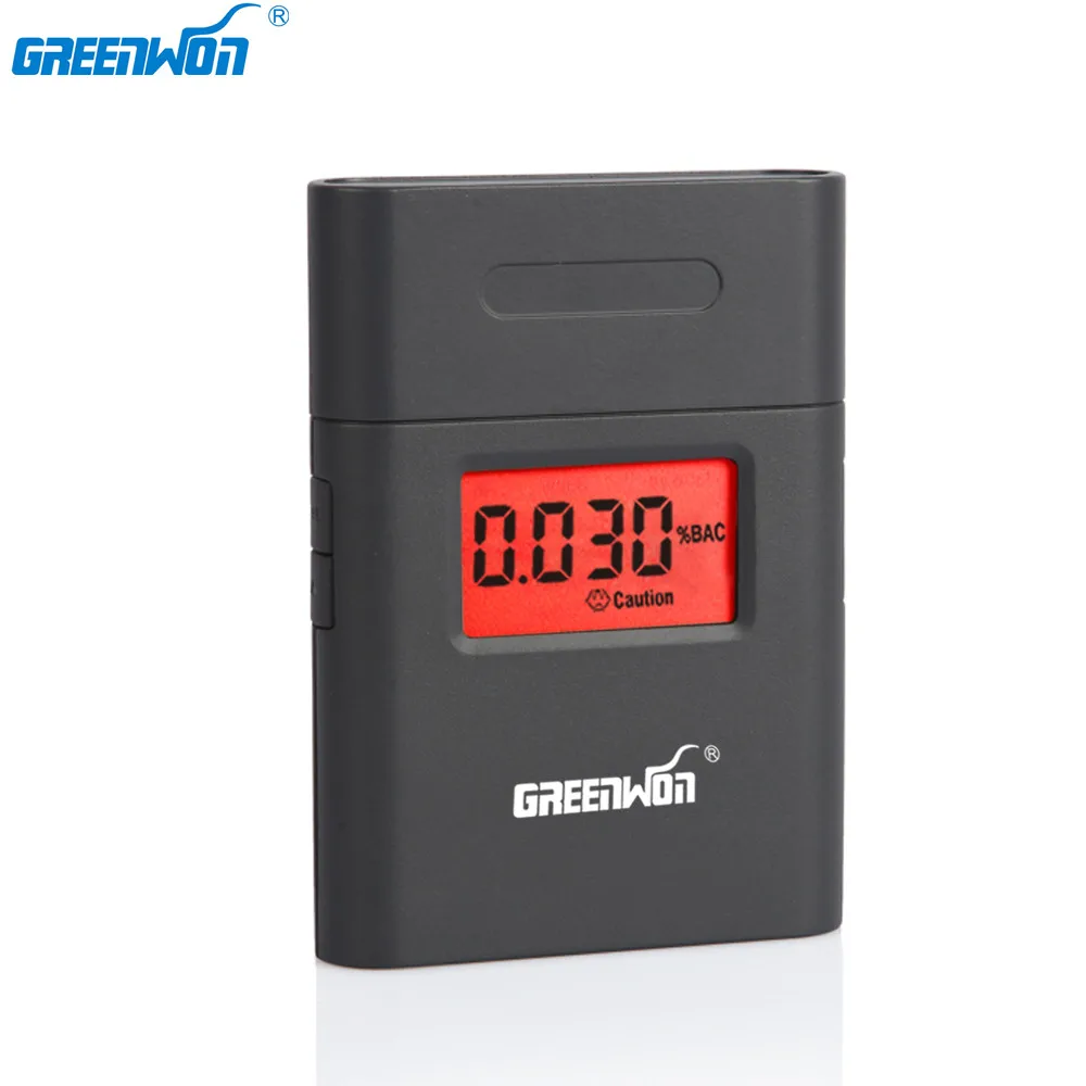 GREENWON Patent Factory LCD Display Digital Breath Alcohol Tester Breathalyzer Driving BAC Analyzer Free Shipping &Drop Shipping