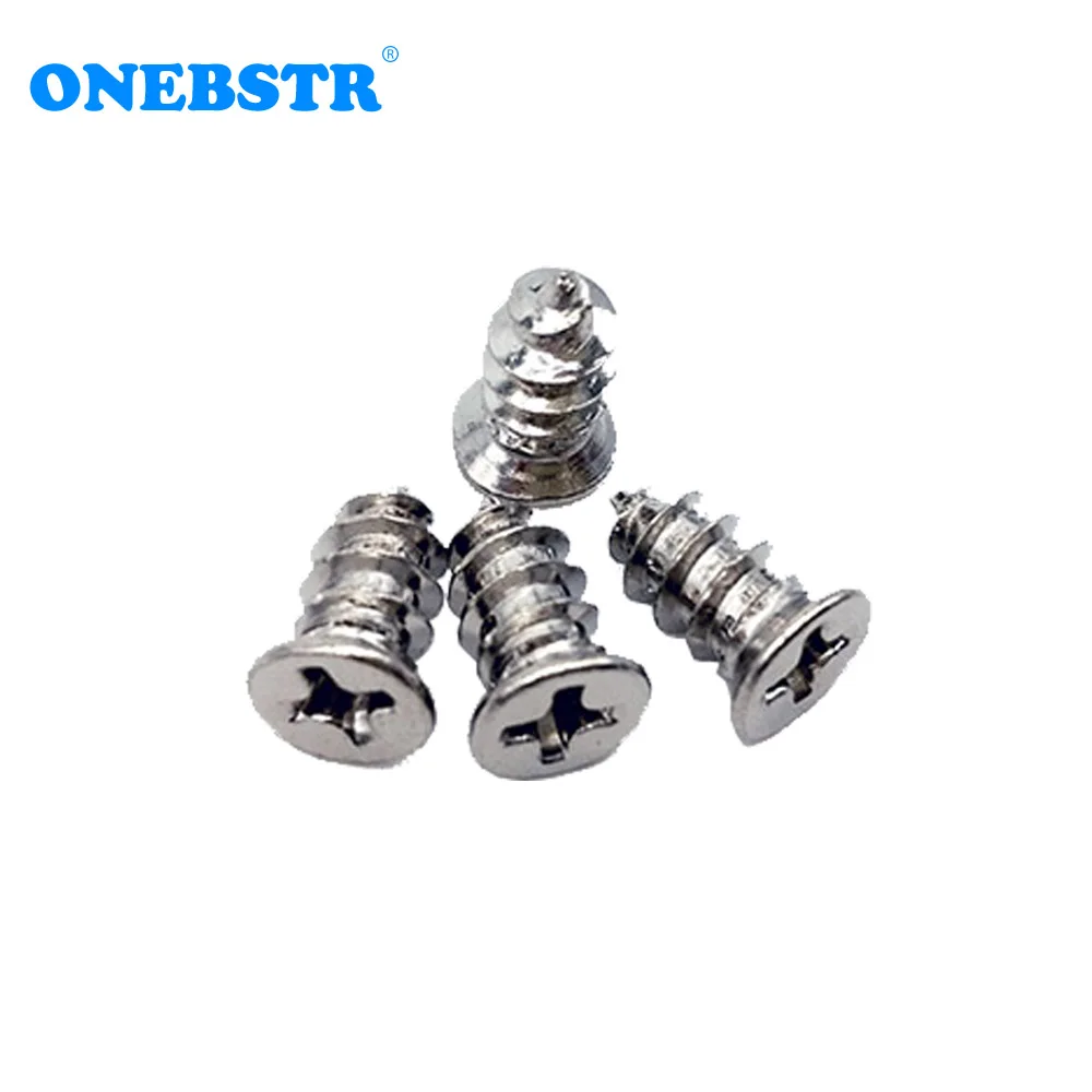 4Pcs/lot KA5X10 PC Case Cooling Fan Screw Hirao Self-tapping Screws 5x10KA Flat Head  Power Fans Mount Screw