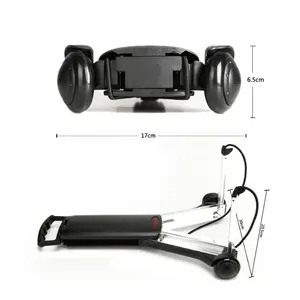 Small aluminum hand cart, portable folding luggage cart, small trailer, mini shopping cart Main Main Sales Travel Trailer - №6