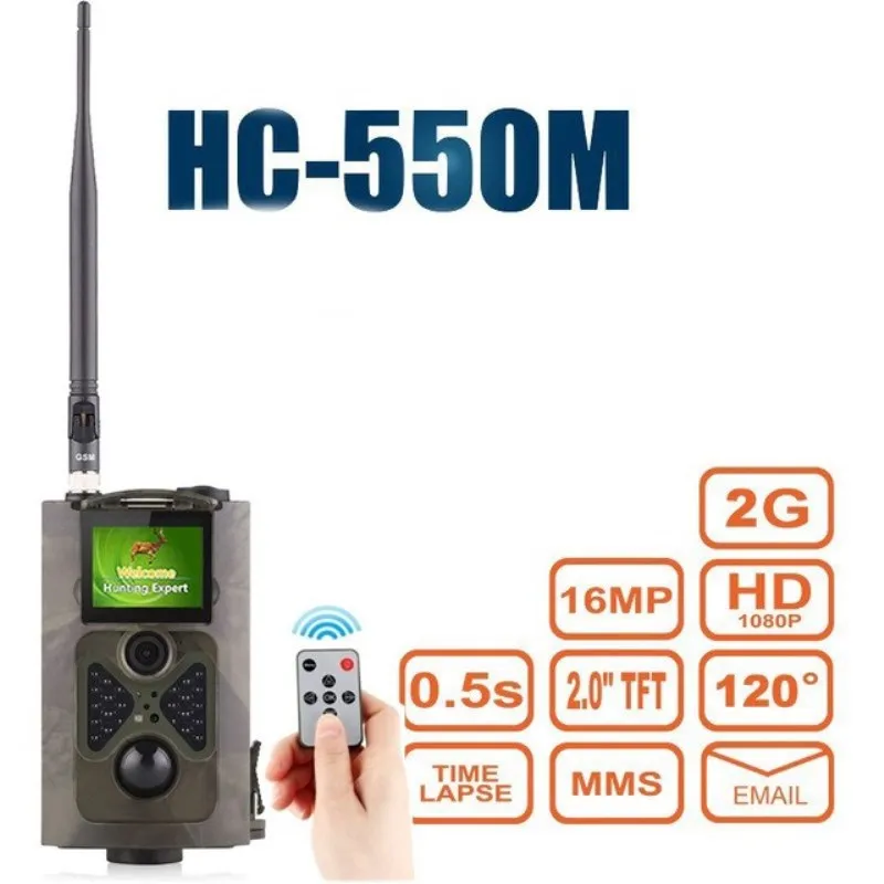 

Suntek HC550M HC500M 16MP Trail Camera MMS GSM GPRS SMS Trap photo Wild Hunting Camera HC-550M Wildlife Camera For Hunting Foto