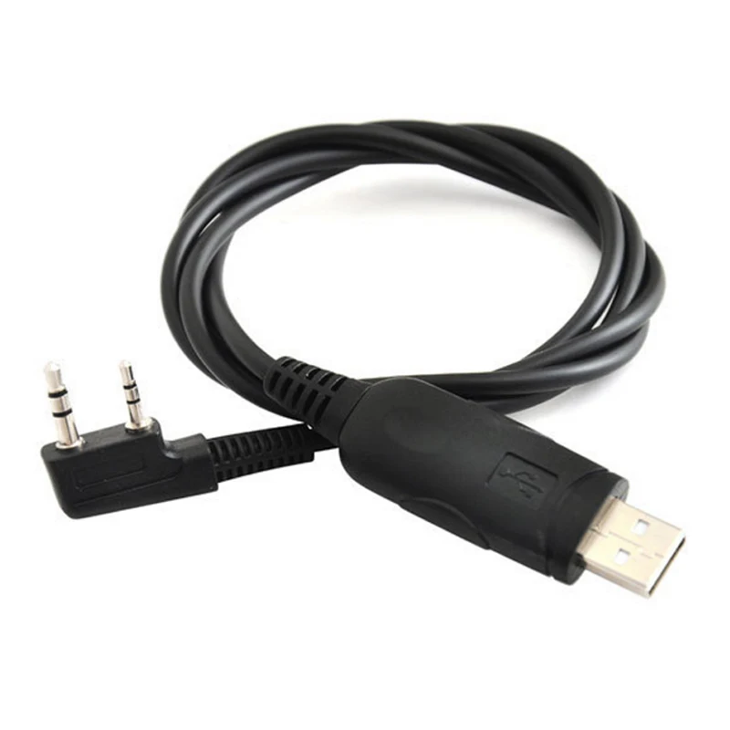 Baofeng-Cable de programación USB para walkie-talkie, Radio bidireccional de 2 pines, UV5R, para UV-5R, BF-888S, H777, KENWOOD, TK3207