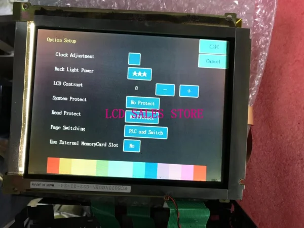 Refletor de tela lcd original de 7.7 polegadas feito no japão