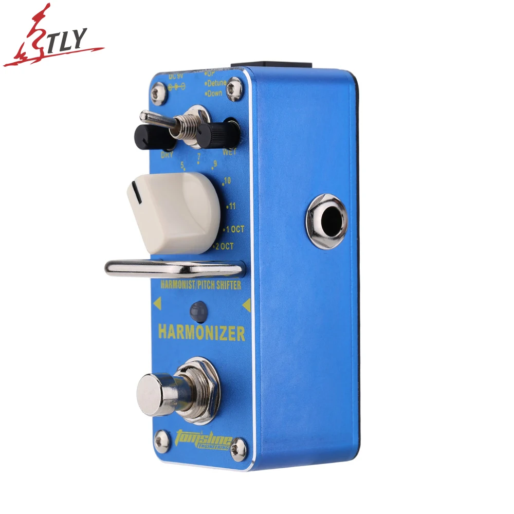 AROMA AHAR-3 True Bypass HARMONIZER Pitch Shifter Guitar Effect Pedal Modulation Full Aluminium Alloy Metal Shell