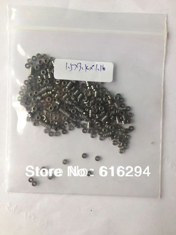 HIGH Quality  Free Shipping 100PCS 681X(1.5x3.4x1.16MM) Miniature Ball Bearings 681X bearings