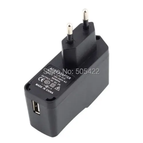 

30pcs/lot EU/US Plug AC 100-240V 0.3A DC 5V 2A USB Power Supply Adapter Charger