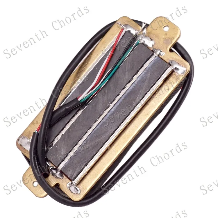 1 Stück Hot Rail 2-Dual Blade Humbucker-Tonabnehmer für E-Gitarre, 4-Draht-Tonabnehmer, 4 Farben, Gitarrenteile und Zubehör – Detail 5