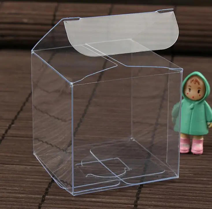 

15*15*15CM Clear PVC box Display box Jewelry packing Transparent box 100pcs/lot Free shipping