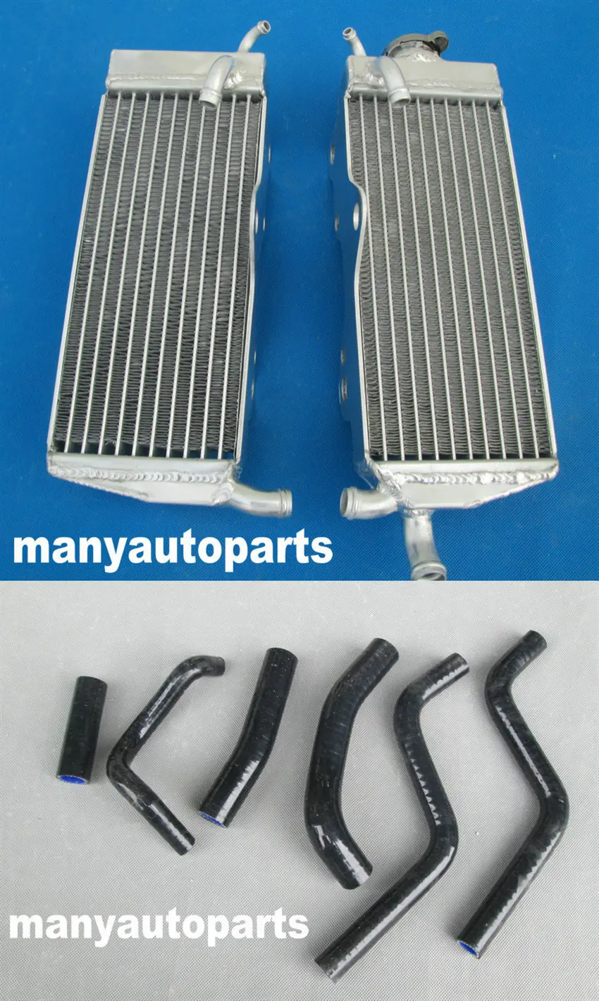 

L&R For HONDA CR250R CR250 R CR 250R 1988 1989 Aluminum Radiator & Black Hose
