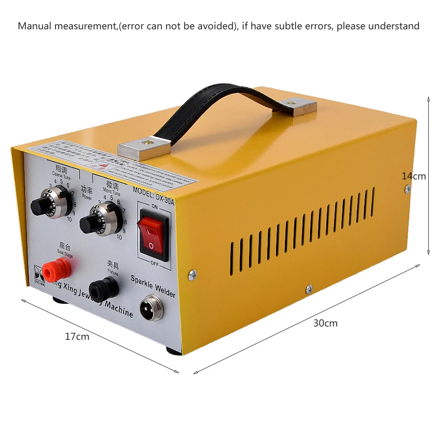 30A Jewelry Welding Machine Golden Welding Laser Spot Welding Good Pulse Spot Welder For Gold Silver Platinum 400W DX-30A