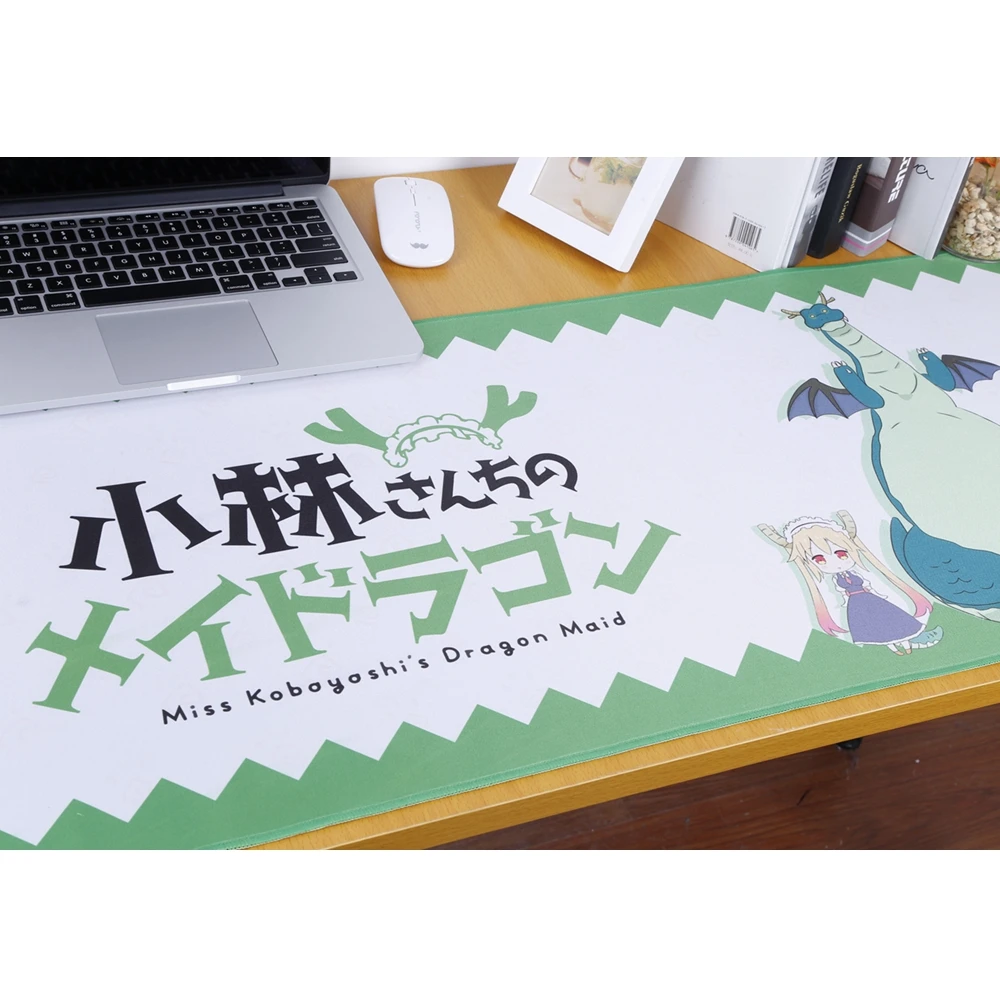 Anime Miss Kobayashi's Dragon Maid Tohru Tooru KannaKamui Mouse Pad Mat 40*90cm Large Mousepad Kobayashi-san Chi No Maid Dragon