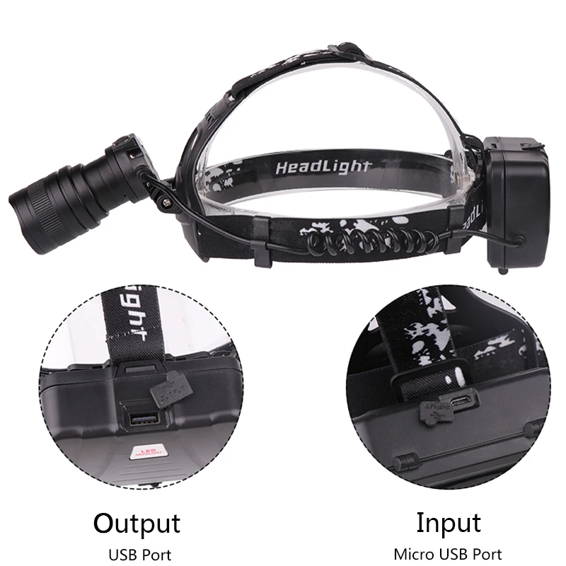 Litwod 2806 Z30 New arrive XHP70.2 32W 3200lm powerful Led headlamp Headlight zoom head lamp light flashlight torch Lantern