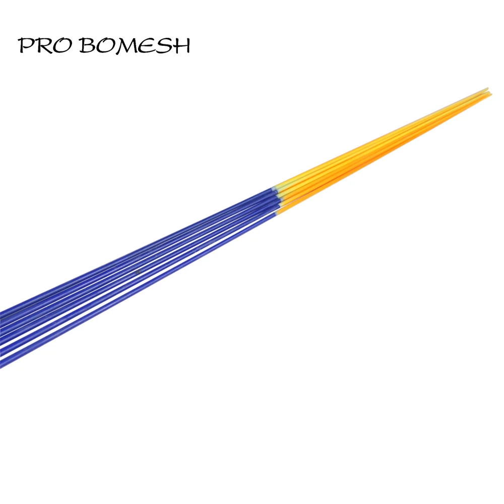 Pro Bomesh 3PCS/Lot 1.3M 68g 1 Section Solid Fiber Glass Squid Rod Blank DIY Rod Building Repair