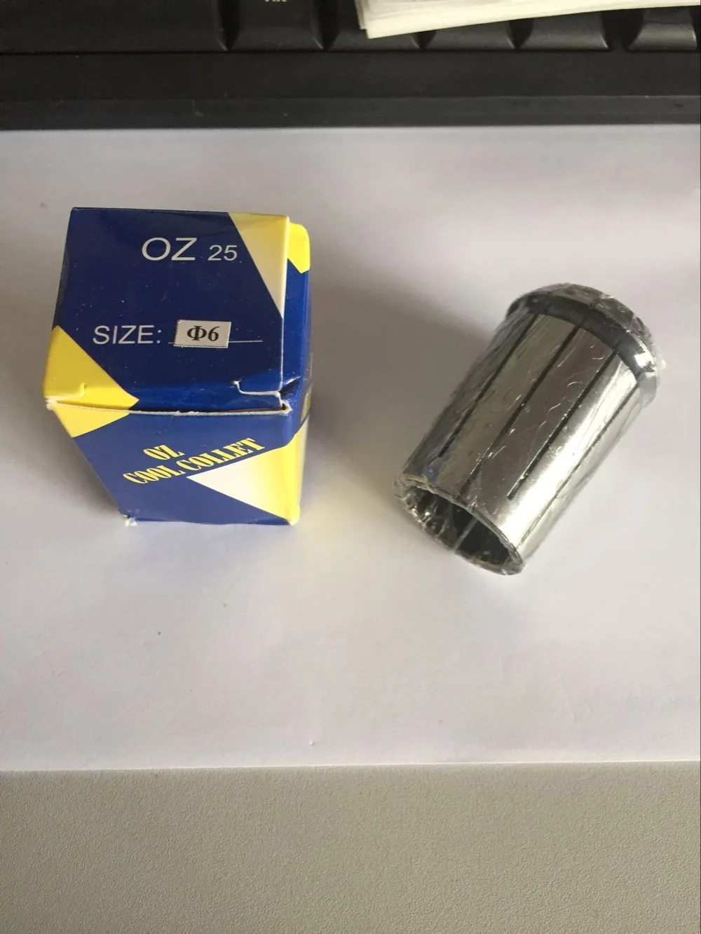 Oz25 6mm diâmetro da braçadeira pinça de mola para mandril de moagem 1 peça