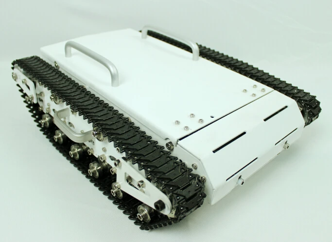 Chasis de tanque de peso de rodamiento grande RC, Control remoto, Robot móvil, explorar Comunicación, Educación, caterpillar broadland