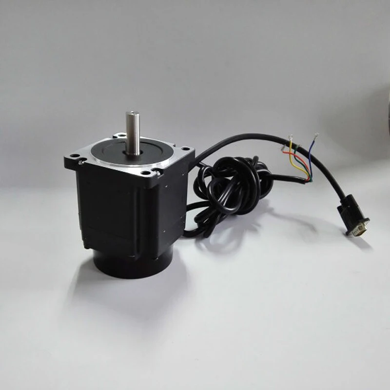 1.8degree 2.64V 12N.m 6A 86mm Closed Loop Stepper Motor With Driver And 3M Cables Length 155mm 86HS155-6004YBJED-0