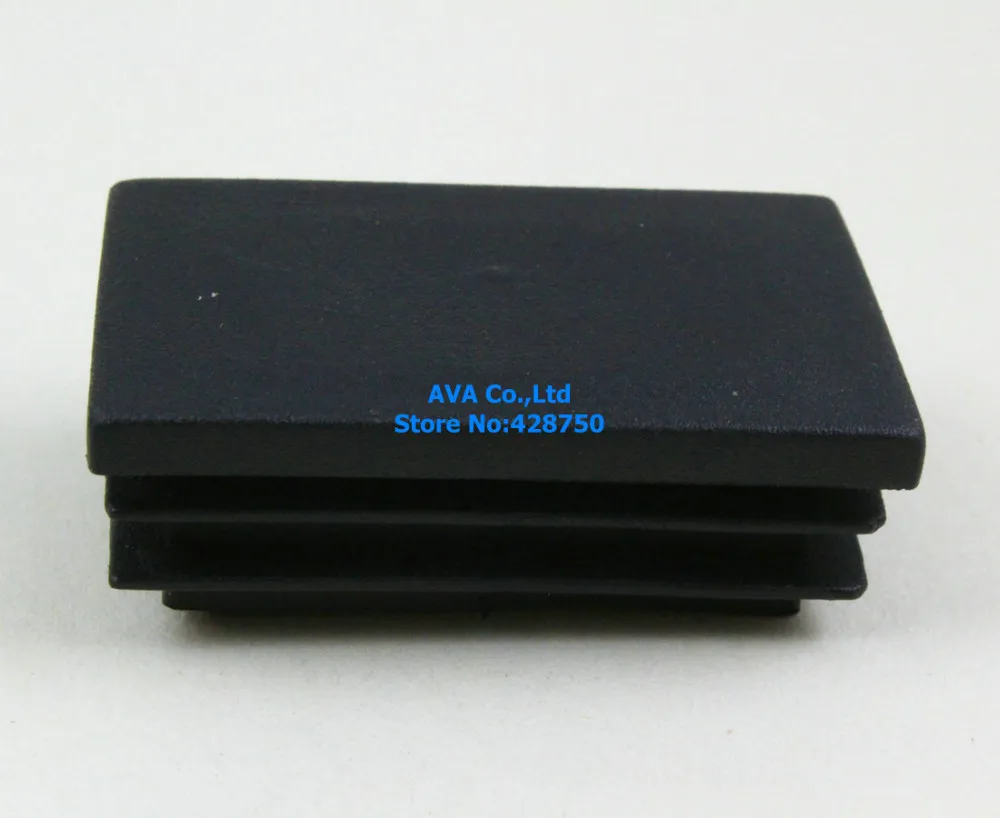 20 Stuks 30x50mm Rechthoek Plastic Insert Cap Tube End Cap