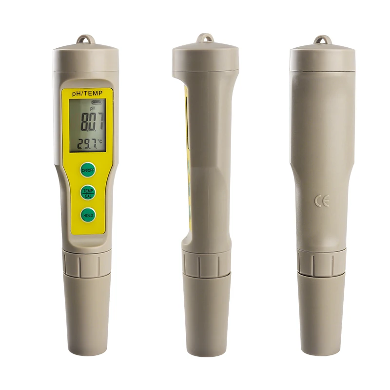 Professional Mini PH Meter Automatic Correction Waterproof Acidity Meter Pen Type Quality Analysis Device With Backlight