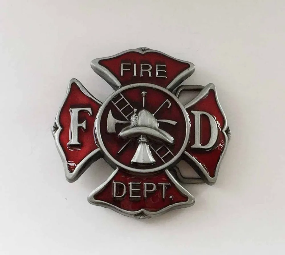 Hot Selling FD Fire Dept Belt Buckles for men's Fashion Mens Jeans accessories fit 4cm Wide Belt