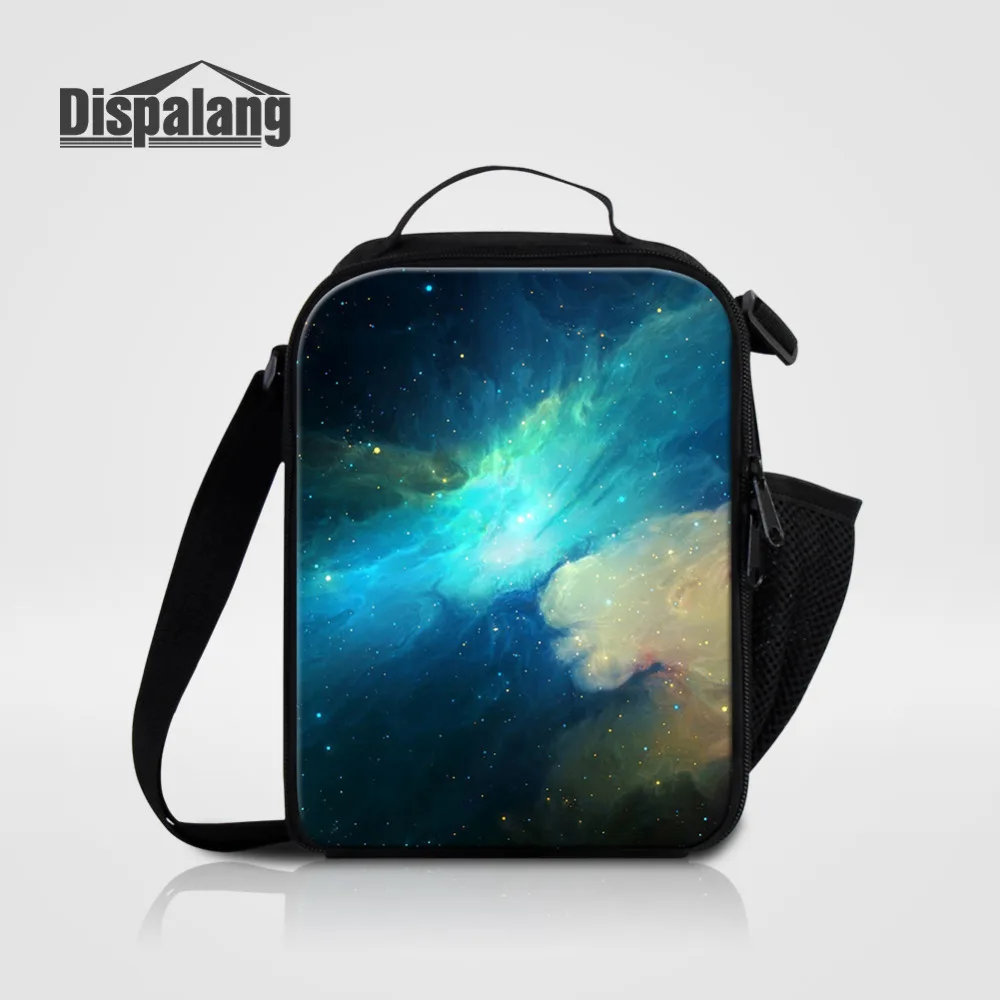 

Dispalang Universe Galaxy Portable Kitchen Lunch Bag for Kids Picnic Bag Storage School Students Food Carry Bag Container