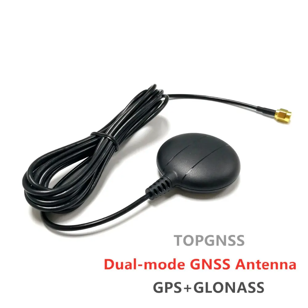 

high quality Car navigation positioning GPS antenna GPS GLONASS Dual antenna, GNSS antenna,SMA male Straight connector TOPGNSS