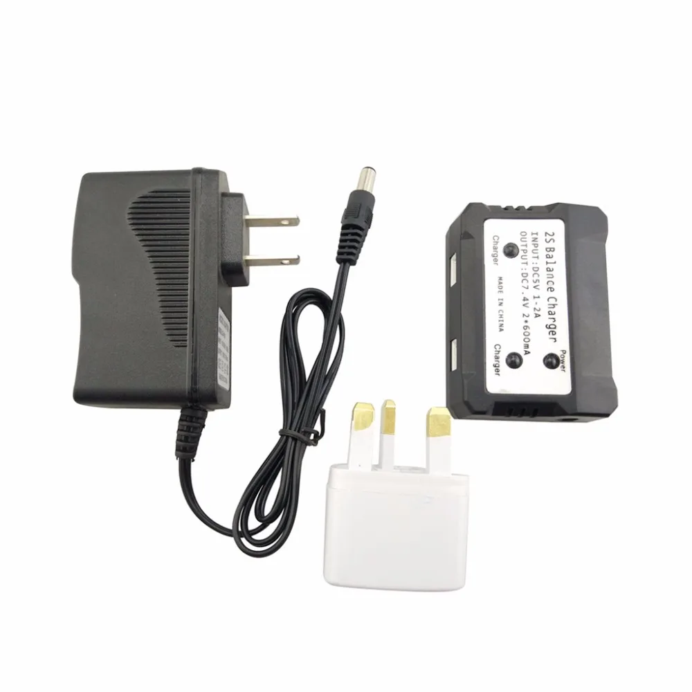 7.4V Charger for X8C X8G X8hw H501S H502S H502E H216A MJX B3 B3H BUGS 3H B2W B6 Bugs D80 F18 F17 F100 F200SE UK Regulation