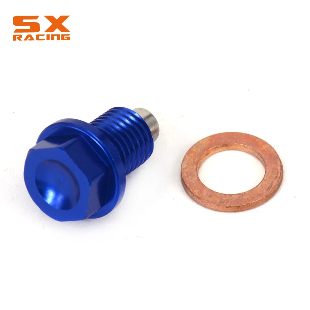 Motorcycle CNC M10*1.25 Billet Magnetic Frame Oil Drain Plug Bolt For YAMAHA YZ125 YZ250F YZ450F YZ250FX WR250F WR450F